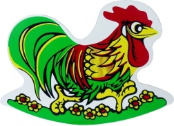 Drveno njihalo pijetao za djecu