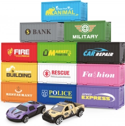 Kontejnerski grad sa 6 kontejnera