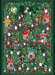 Puzzle Gibsons The Art File: božićno selo 1000 dijelova