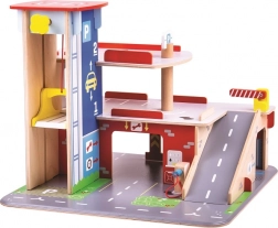 Bigjigs Toys Garaža s parkiralištem