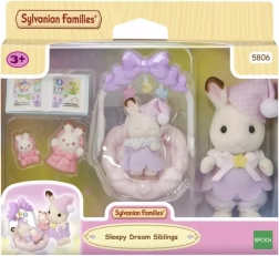 Sylvanian Families Sleeping Siblings – Chocolate Rabbits