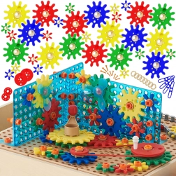 Set zupčanika i remenica MASTERKIDZ STEM, 198 dijelova