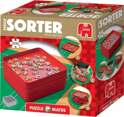 Set posudica za slagalice – 6 zdjelica, crvene, 20 × 20 cm JUMBO PUZZLE MATES