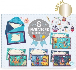 DJECO poklon set pozivnica Pirati