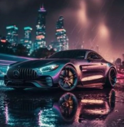 Dijamantno slikanje mercedes-benz 30 × 40 cm