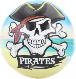 Lopta s piratskim motivom 23 cm