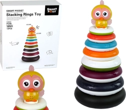 Šarena stogana piramida s prstenovima i patkicom