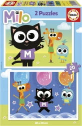 Skakajući Puzzle Milo 2x20 dijelova