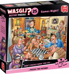 JUMBO Puzzle Wasgij Destiny: Igraća večer 1000 dijelova