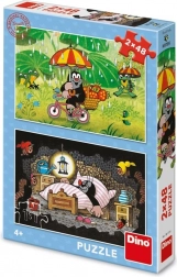 Puzzle DINO KRTKO – Krtkov dan 2×48 dijelova