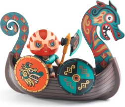 Djeco Arty Toys figurica Drak – viking na brodu