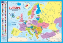 EUROGRAPHICS puzzle karta Europe 200 dijelova