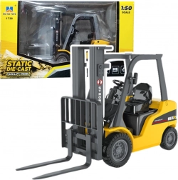 Metalni viljuškar Huina žuti 1:50