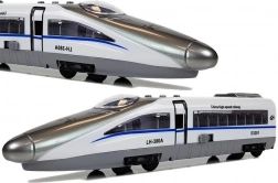 Vlak Pendolino s poteznicom bijeli sa zvukom i svjetlima