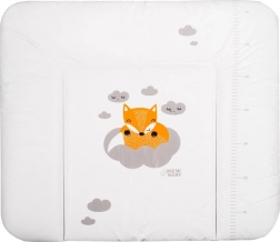 Meka podloga za presvlačenje NEW BABY Lisica 85 × 70 cm bijela