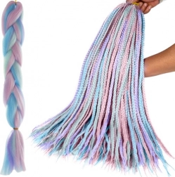 Sintetička kosa ombre ljubičasto–plava