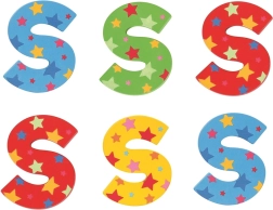 Bigjigs Toys drveno slovo Zvjezdica S