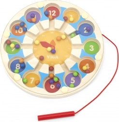 Drvena magnetna igra Sat labirint Viga