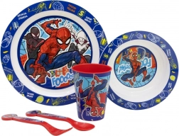 Dječji set za jelo 5-u-1 SPIDERMAN (STOR)