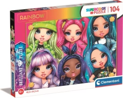 Clementoni puzzle Rainbow High: Dugini prijateljice 104 dijela
