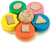 Drvena slagalica cvijet