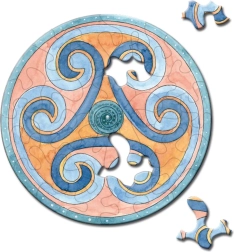 Okrugle puzzle CURIOSI Picoli Mangup 33 dijelova