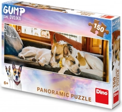Panoramske puzzle Gump na kauču 150 dijelova