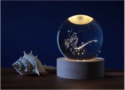 Kristalna lampica kugla Muzyka 6 cm