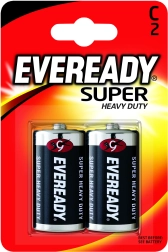 Energizer Eveready Super Heavy Duty batteries C (R14) 1.5 V – 2 pcs