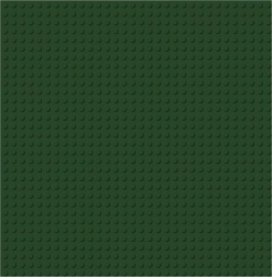 Brixies Plus Osnovna podloga za gradnju tamnozelena 25,5 x 25,5 cm