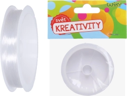 Prozirna najlonska žica za perle 0,3 mm, 55 m