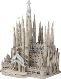 3D metalna slagalica Sagrada Família – premium serija Metal Earth