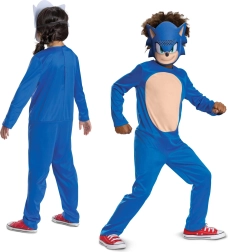 Dječji kostim SONIC the Hedgehog s maskom 7–8 godina (visina 127–136 cm)
