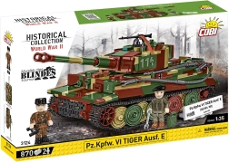 Konstruktorski set COBI Pz.Kpfw. VI Tiger Ausf. E – tenk u mjerilu 1:35, 870 dijelova