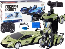 Robotski automobil s transformacijom R/C 1:10 Zelena kontrola gestama