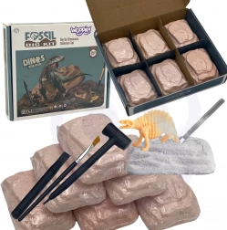 WOOPIE set iskopavanja 6v1 kosturi dinosaura za malog arheologa