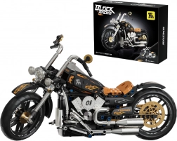 Konstrukcijski set crni motocikl 455 dijelova