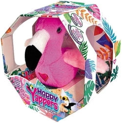 Interaktivni plišani flamingo Happy Yappers – govoreća i pokretna igračka na USB