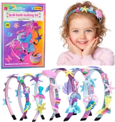 Kreativni DIY set za izradu obručâ za kosu – morska sirena i školjkice