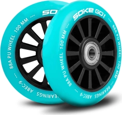 Kotači za romobil 100 mm tirkizni 2 kom SOKE