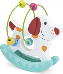 Drveni labirint pas – motorička igračka za djecu