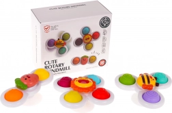 Set senzoričkih spinnera s vakuumskim čašicama za najmlađe