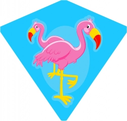 Leteći zmaj flamingo 68 × 73 cm
