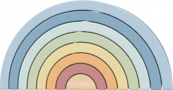 Drvena pastelna duga TOOKY TOY Montessori građevni set