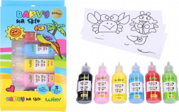 Boje za staklo sa šljokicama 5+1