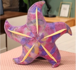 Ljubičasta plišana zvjezdica jastučić 20 cm