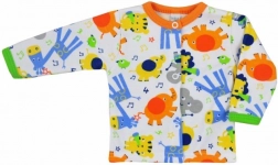 Bebina pamučna jaknica Bobas Fashion Zoo narančasta