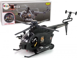 Vojni helikopter s krilima i svjetlosnim efektima na baterije