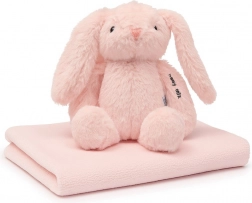 Poklon set BABY MIX – plišani zeko i ogrtač 0–12 mj