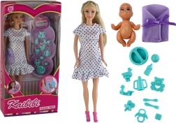 Lutka trudnica s djetetom i dodacima